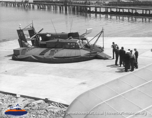 SRN5 with the Royal Navy -  (credit: The <a href='http://www.hovercraft-museum.org/' target='_blank'>Hovercraft Museum Trust</a>).